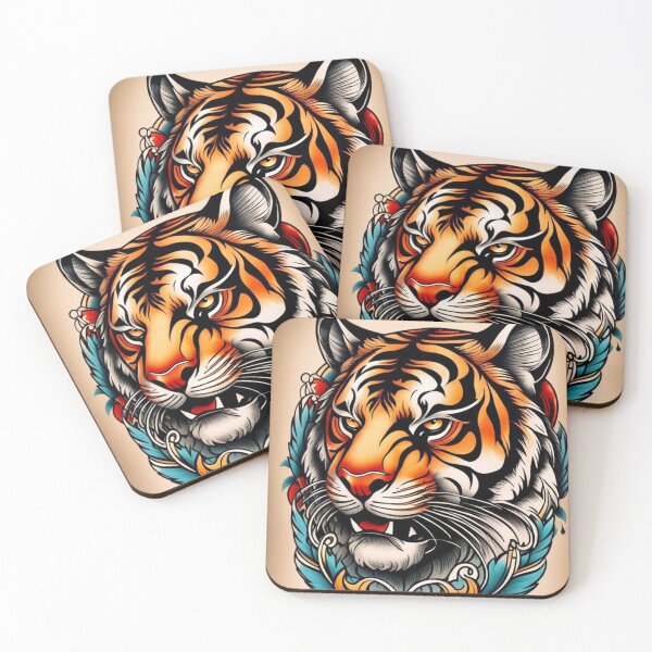 Item preview, Tiger Tattoo  designed and sold by MatrixTattoo.