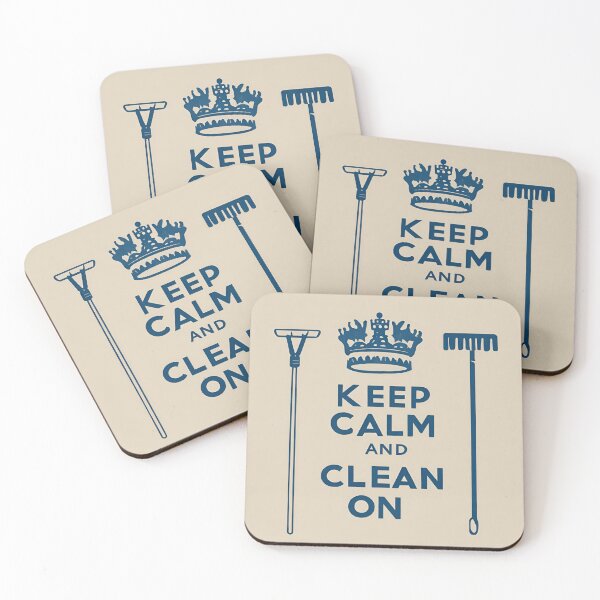 Item preview, Keep Calm And Clean On designed and sold by OptimaShirts.