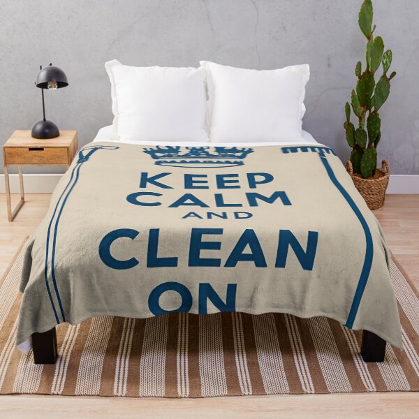 Item preview, Keep Calm And Clean On designed and sold by OptimaShirts.