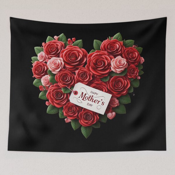 Item preview,  Happy Mother's Day 2024: 3D Heart of Roses designed and sold by sofia1971.
