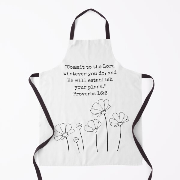 Item preview, Bible Verse Proverbs 16:3 Commit To The Lord Whatever You Do designed and sold by ThePinkProject.