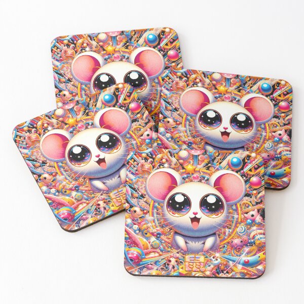 Item preview, Kawaii Year of the Rat Anime Pop Art designed and sold by yellowmenace.