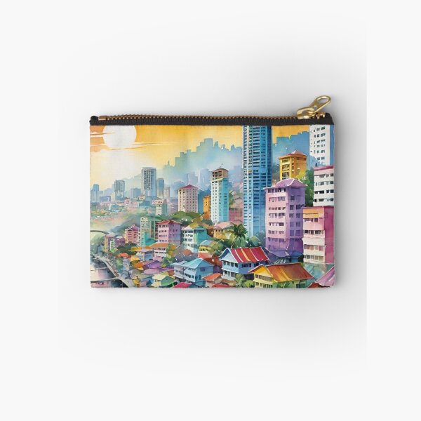Item preview, Cebu City Skyline in Rainbow colors designed and sold by Places On Earth.