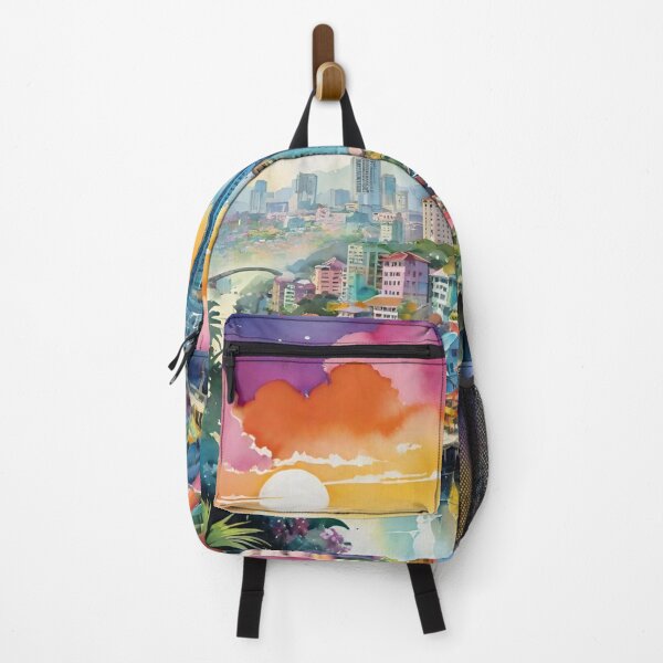 Item preview, Cebu City Skyline in Rainbow colors designed and sold by Places On Earth.