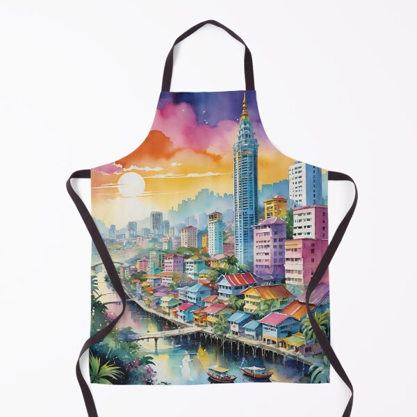 Item preview, Cebu City Skyline in Rainbow colors designed and sold by Places On Earth.
