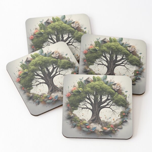 Item preview, Beautiful Colorful Tree and Leaves: Design for Nature Lovers by TRYKID designed and sold by TRYKID.