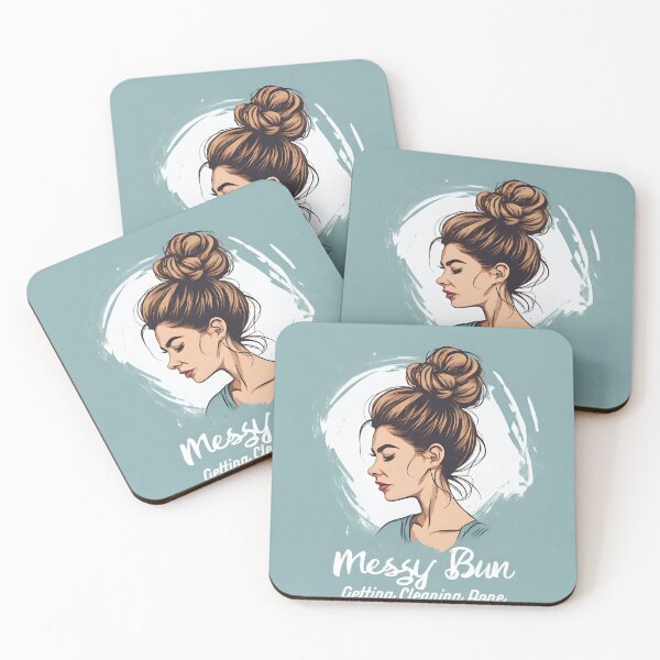 Item preview, Messy Bun Getting Cleaning Done designed and sold by OptimaShirts.