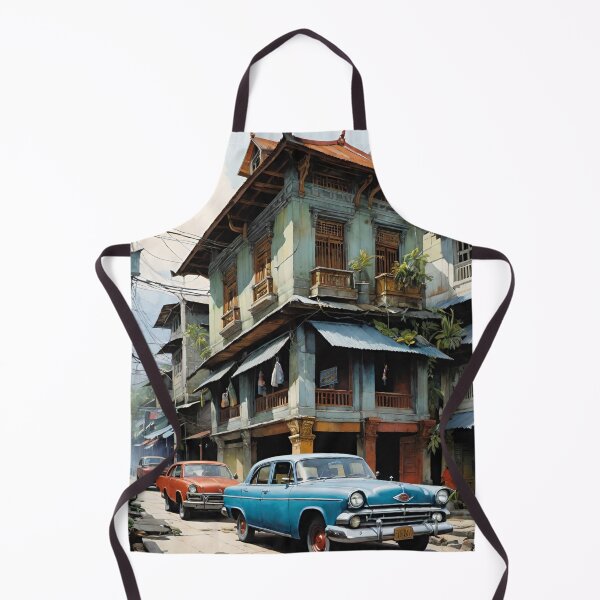 Item preview, Nostalgic Cebu Streets Watercolor designed and sold by Places On Earth.