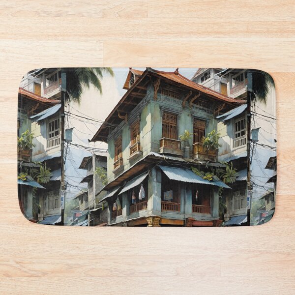 Item preview, Nostalgic Cebu Streets Watercolor designed and sold by Places On Earth.