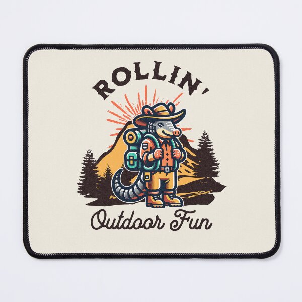 Item preview, Rollin Outdoor Fun Adveturer Armadillo designed and sold by Odetee.