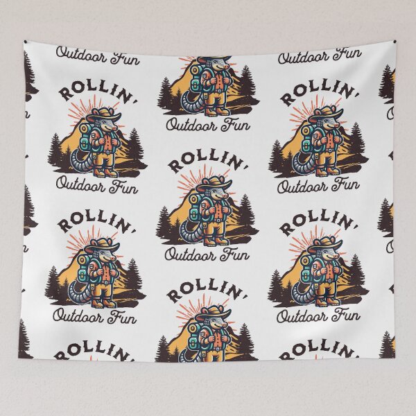 Item preview, Rollin Outdoor Fun Adveturer Armadillo designed and sold by Odetee.