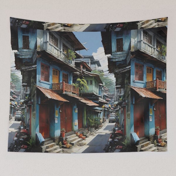 Item preview, Colorful Cebu Street designed and sold by Places On Earth.