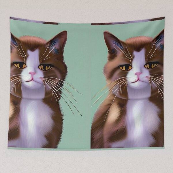 Item preview, Caramel cat with orange eyes designed and sold by Astralia.