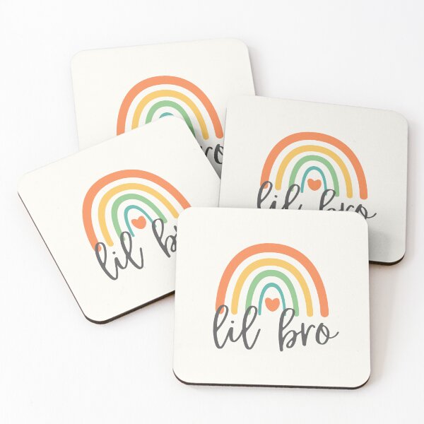 Item preview, Little Brother - Colorful Rainbow - Heart - Family Reunion designed and sold by patternjp.