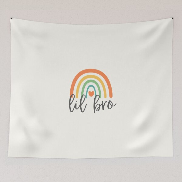 Item preview, Little Brother - Colorful Rainbow - Heart - Family Reunion designed and sold by patternjp.