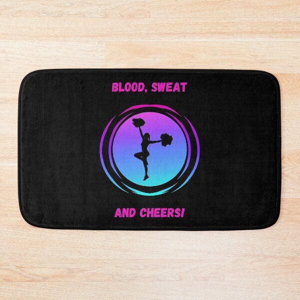 Item preview, Blood, Sweat And Cheers! Cheerleader With Pom Poms. designed and sold by Artography Designs.