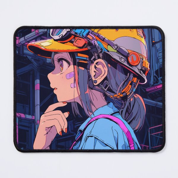 Item preview, Industrial Factory Worker Anime Girl designed and sold by bubblegoth.