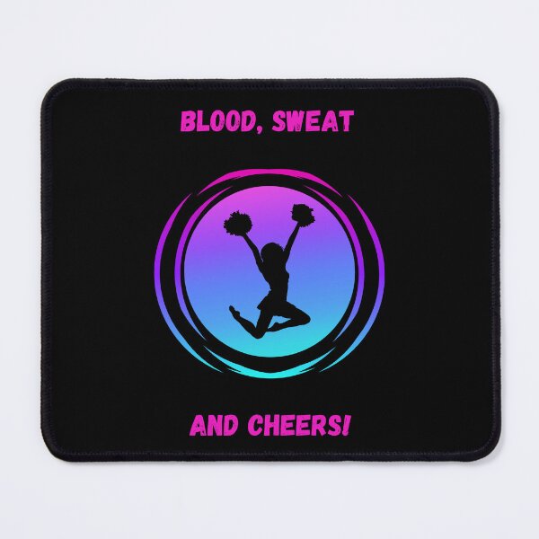 Item preview, Blood, Sweat And Cheers! Cheerleader With Pom Poms. designed and sold by Artography Designs.