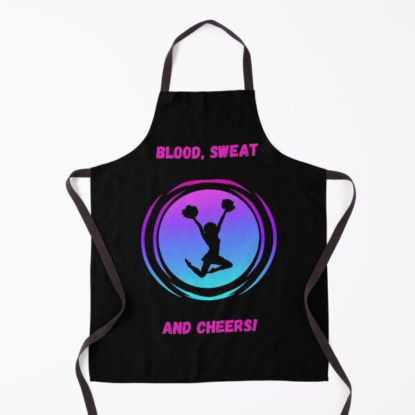 Item preview, Blood, Sweat And Cheers! Cheerleader With Pom Poms. designed and sold by Artography Designs.