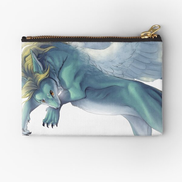 Swift Silver Zipper Pouch