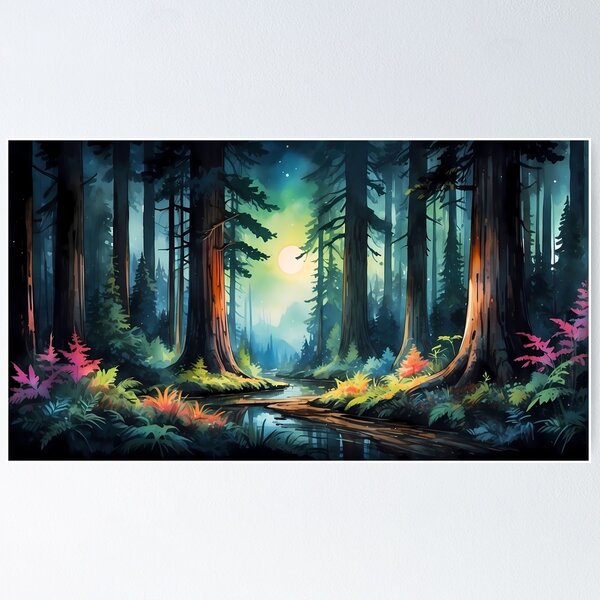Item preview, Redwood Forest designed and sold by kawaii Cookies.