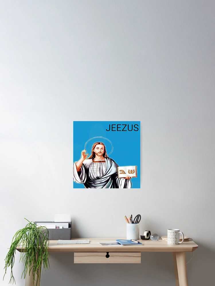 Thumbnail 2 of 3, Poster, Jesus Rocks designed and sold by reallypathetic.
