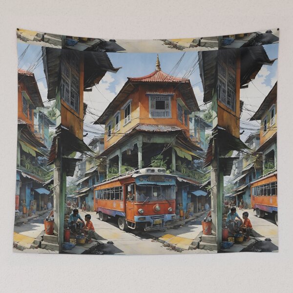 Item preview, Cebu City Manila Street designed and sold by Places On Earth.