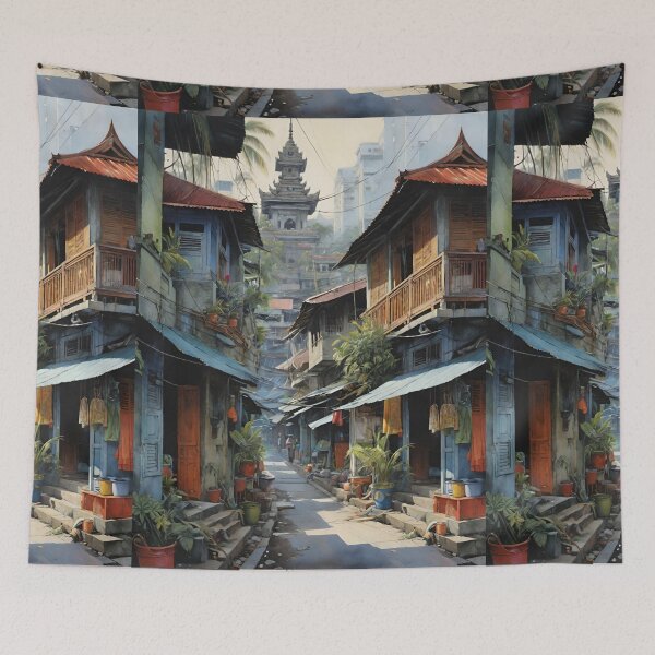 Item preview, Old Town Cebu Streets designed and sold by Places On Earth.