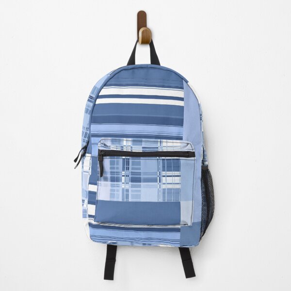 Item preview, Plaid Play Blue and White Background designed and sold by Sharon Schwalbe.