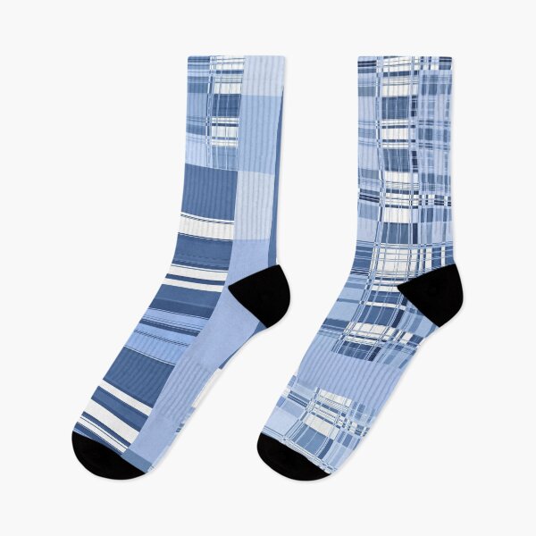 Item preview, Plaid Play Blue and White Background designed and sold by Sharon Schwalbe.