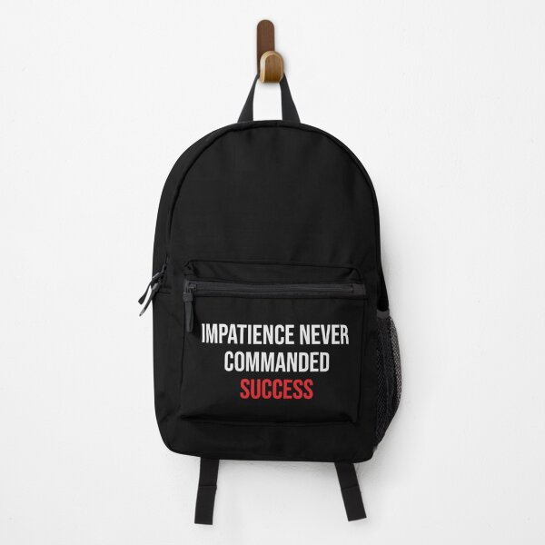 Item preview, IMPATIENCE NEVER COMMANDED SUCCESS designed and sold by thewolf988.