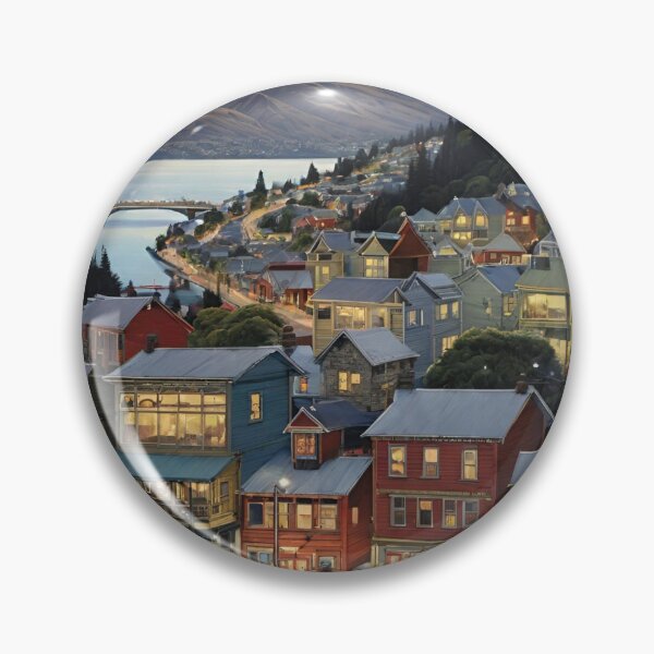Item preview, Rain-Kissed Evenings in Queenstown designed and sold by Places On Earth.