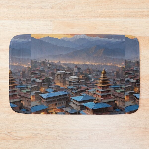 Item preview, Kathmandu Nepal Skyline designed and sold by Places On Earth.