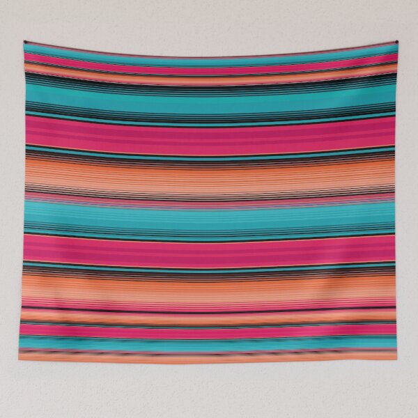 Item preview, Sarape Rosa Pink cute mexican blanket serape pattern designed and sold by T-Mex.
