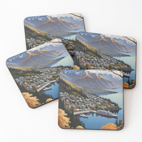 Item preview, Lakeside Serenity in Queenstown designed and sold by Places On Earth.