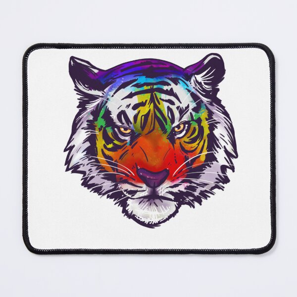 Item preview, .Rainbow Splatter Tiger. designed and sold by Celia The Great.