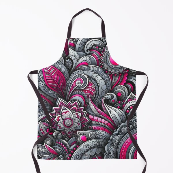 Item preview, Pink and Gray Detailed Zentangle Design designed and sold by Blessinger77.