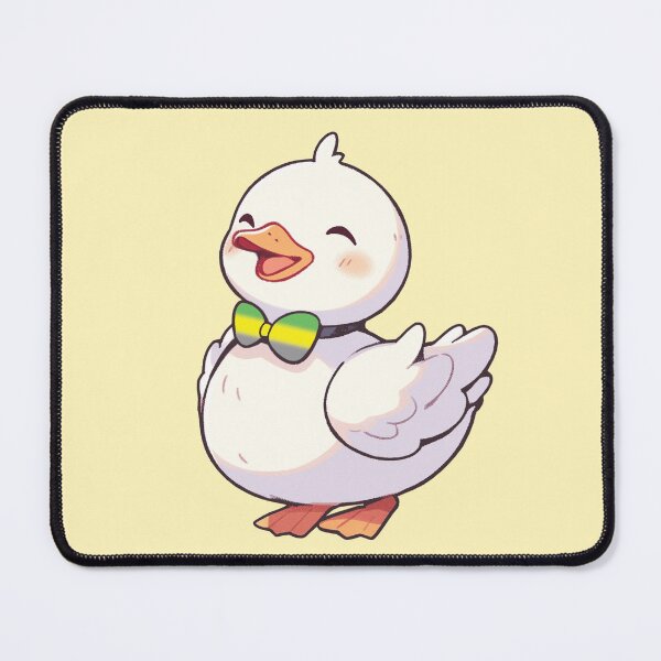 Item preview, Cute Ducky with Lithromantic Pride Flag Bow Tie, Kawaii Lithromantic Pride Duck Design designed and sold by Travelslightly.