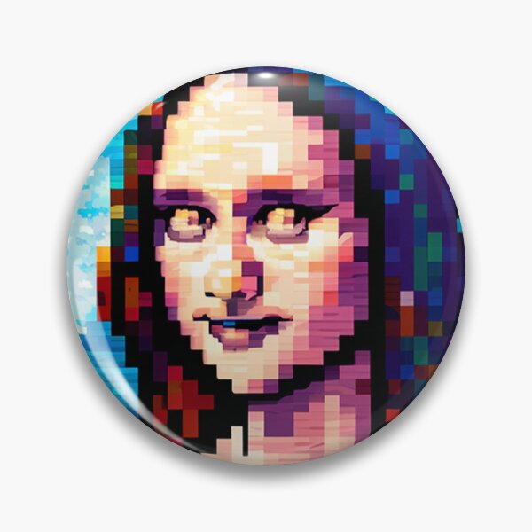 Item preview, mona lisa pixel designed and sold by Timegraf.
