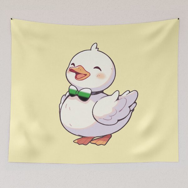 Item preview, Cute Ducky with Neutrois Pride Flag Bow Tie, Kawaii Neutrois Pride Duck Design designed and sold by Travelslightly.