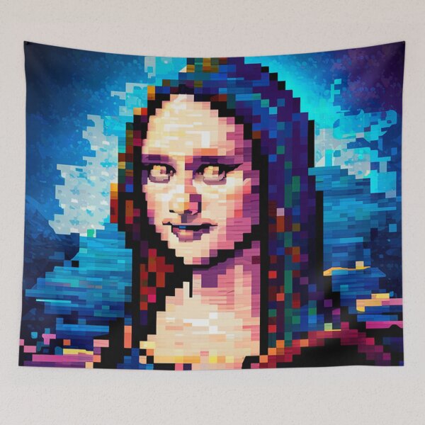 Item preview, mona lisa pixel designed and sold by Timegraf.