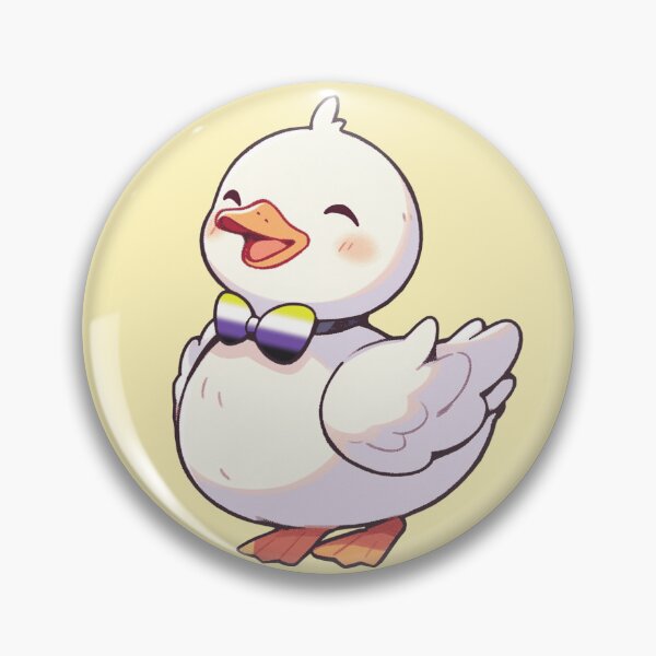 Item preview, Cute Ducky with Nonbinary Pride Flag Bow Tie, Kawaii Enby Pride Duck Design designed and sold by Travelslightly.