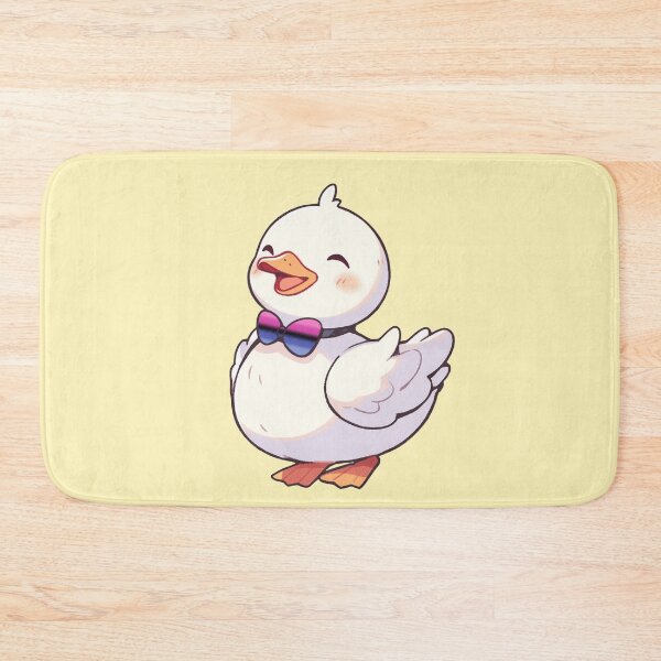 Item preview, Cute Ducky with Omnisexual Pride Flag Bow Tie, Kawaii Omni Pride Duck Design designed and sold by Travelslightly.