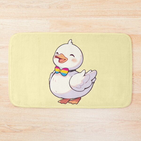 Item preview, Cute Ducky with Pansexual Pride Flag Bow Tie, Kawaii Pan Pride Duck Design designed and sold by Travelslightly.