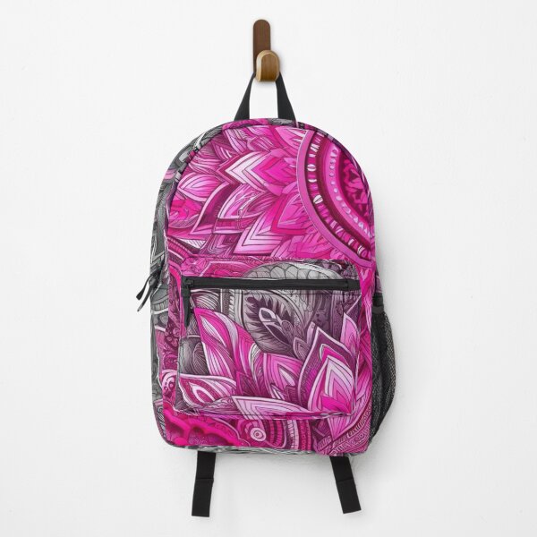 Item preview, Zentangle design half pink and gray designed and sold by Blessinger77.