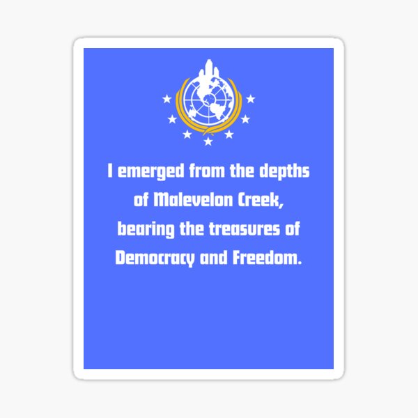 Malevalon Creek Merch & Gifts for Sale | Redbubble