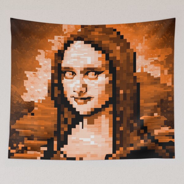 Item preview, mona lisa pixel designed and sold by Timegraf.