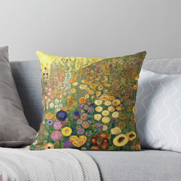 Aperçu de l'œuvre Jardin fleuri de Klimt créée et vendue par maniacfitness.