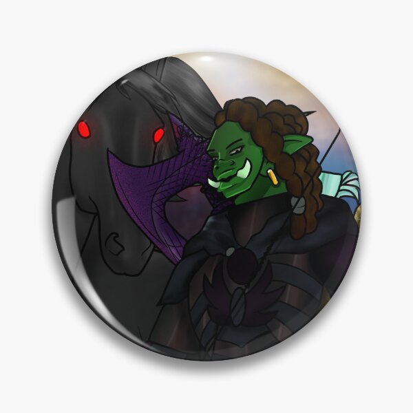 Item preview, Skyrim: Orc and Shadowmere designed and sold by oya-art4.