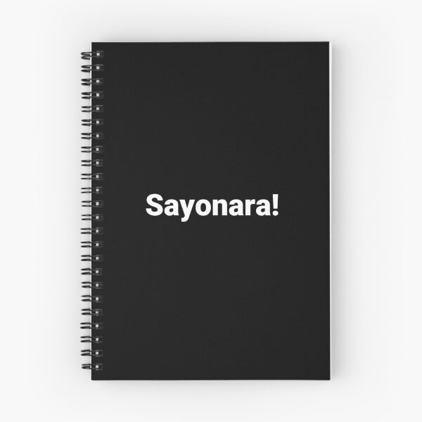 Item preview, Sayonara! designed and sold by Text-based T-Shirts and Gifts.